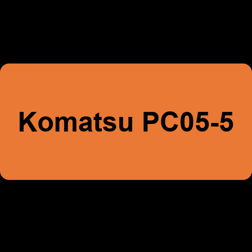 Komatsu PC05-5